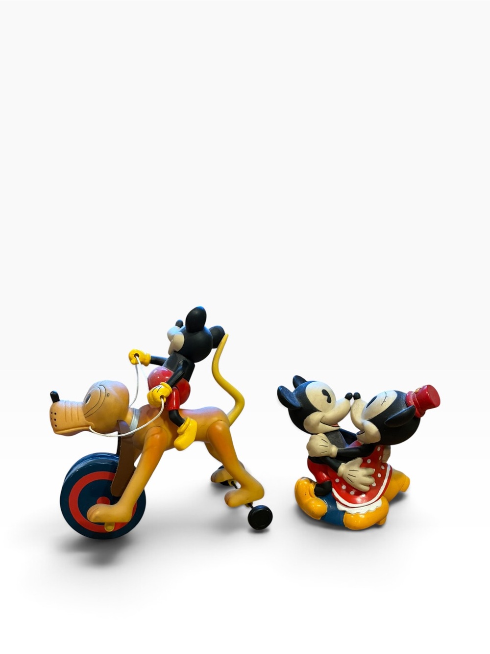 Disney Vintage Mickey, Minnie & Pluto Figurine Set by Schylling